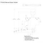1 2 in pqas manual razor holder information