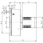 air powered lug chuck single diameter 2