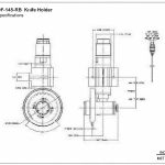 df 145 round body knife holder specifications