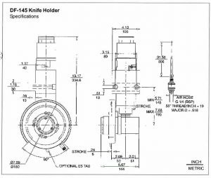 df 145 shear cut holder specifications