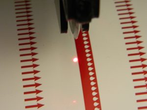 laser guided score cut holder 2