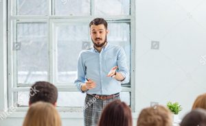 stock photo speaker at business meeting in the conference hall 564041551 copy 3